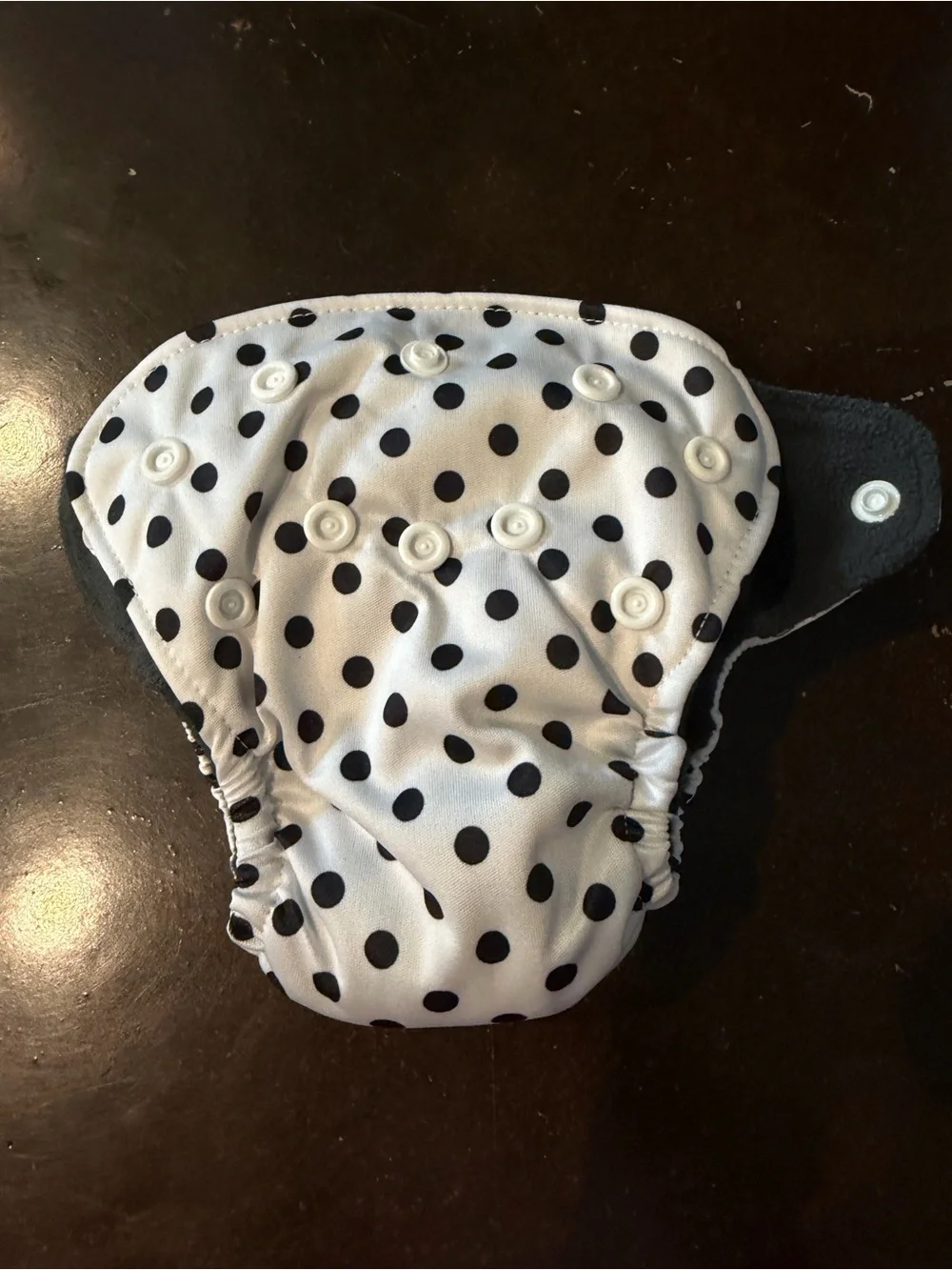 Polka Dot All-In-One Newborn Cloth Diaper